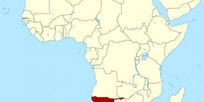 Mapa afrika, Namíbia